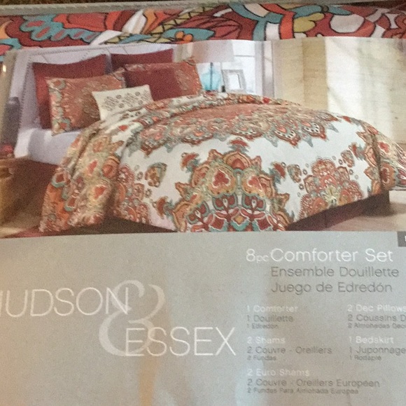 Hudson And Essex Bedding Brand New King Comforter Set Tara